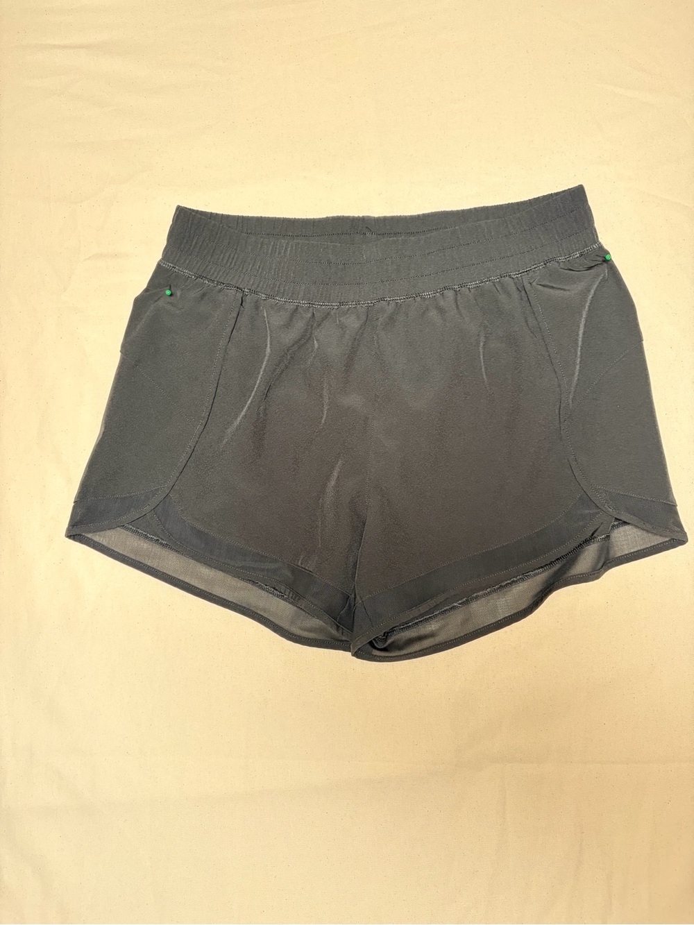 GAIAM Black Women's Athletic Shorts with Elastic Waist
